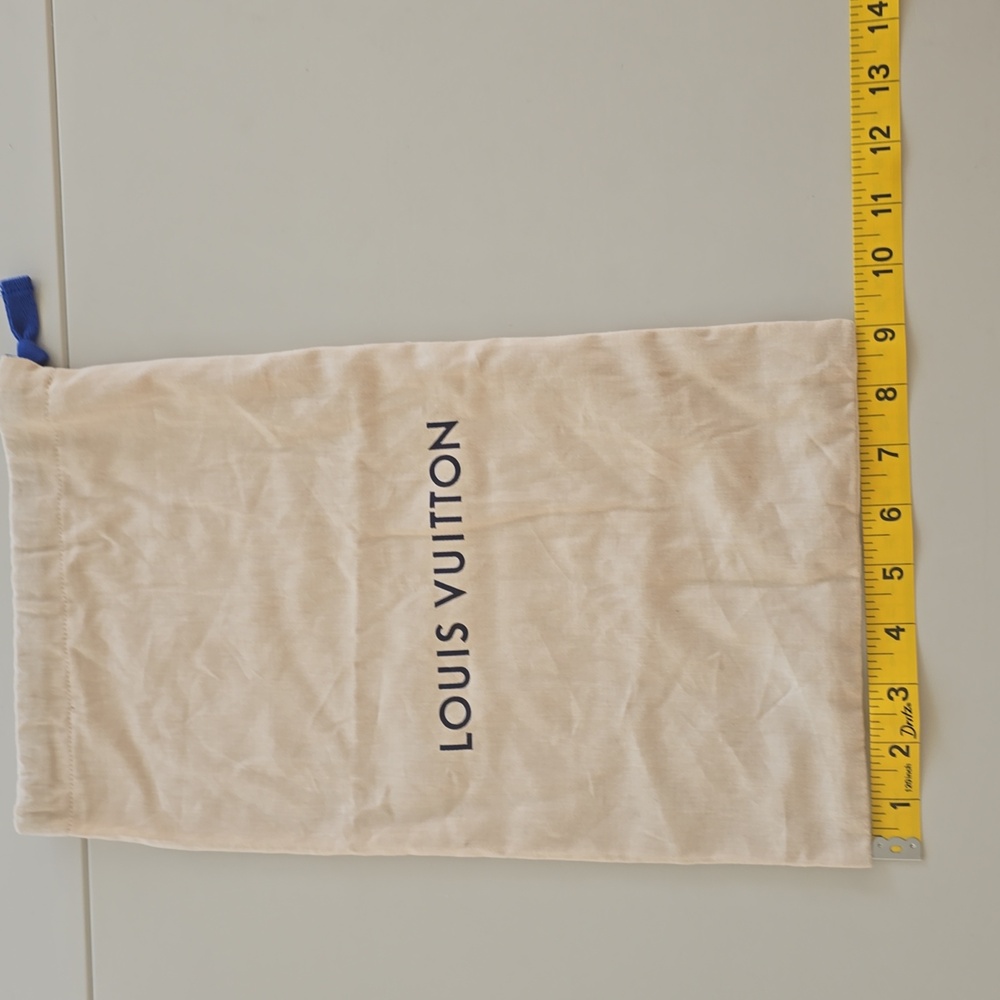 Louis Vuitton dust bag 15"*9" 100% Cotton Made in Italy - Picture 2 of 4